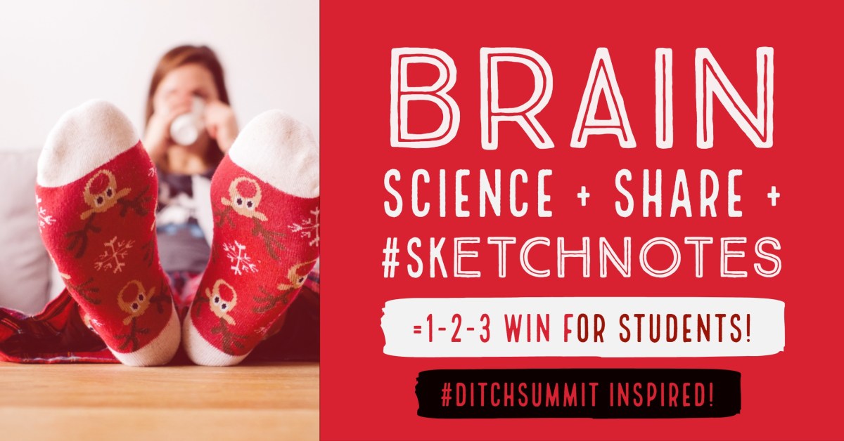 Brain Science + Share + #Sketchnotes=1-2-3 Win for Students! – # ...
